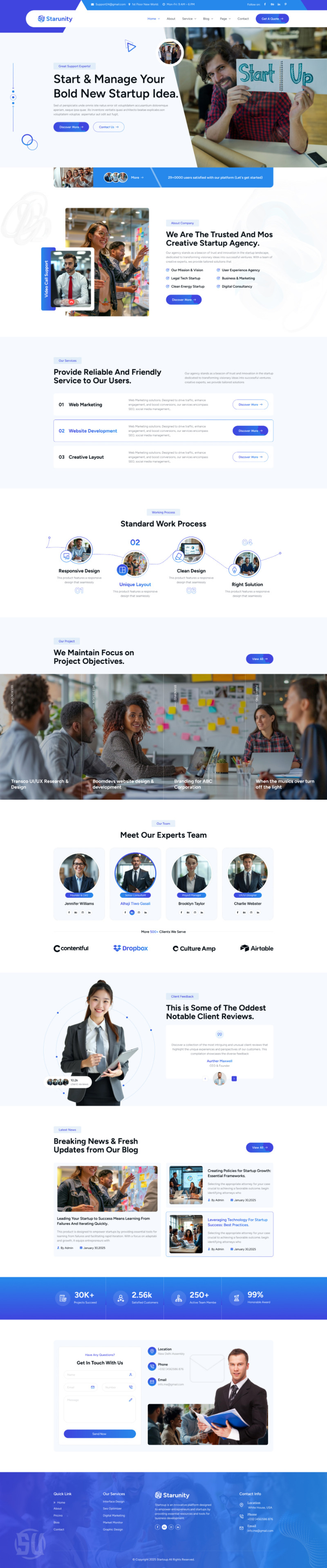 Starunity - Startup e agência de TI Figma Template - Features Image 1