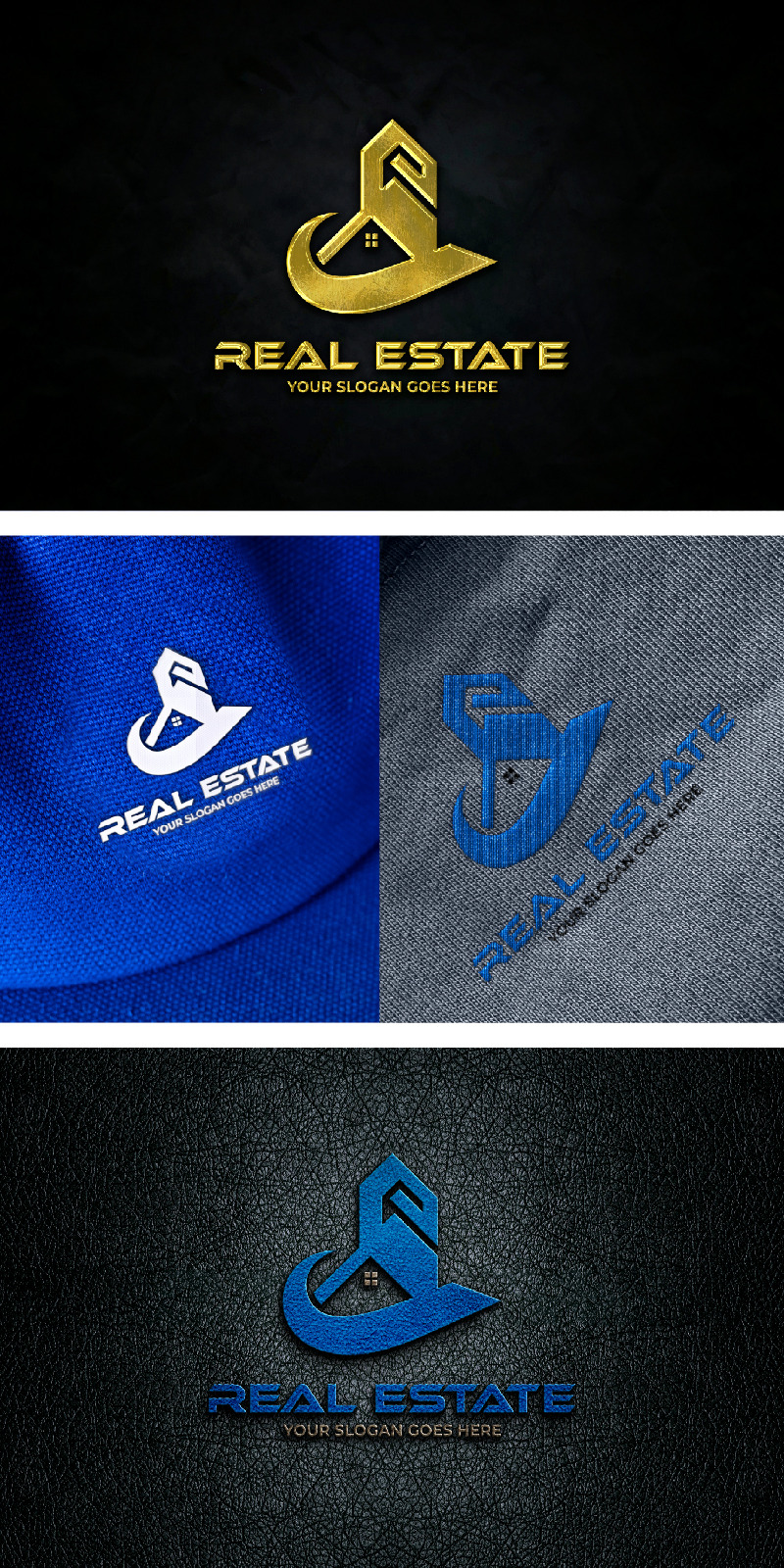 Design moderno del logo immobiliare - Caratteristiche Immagine 1