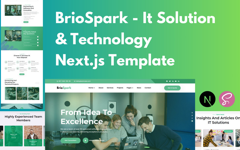 BrioSpark - IT Solutions & Technology NextJS Mall - Features Image 1
