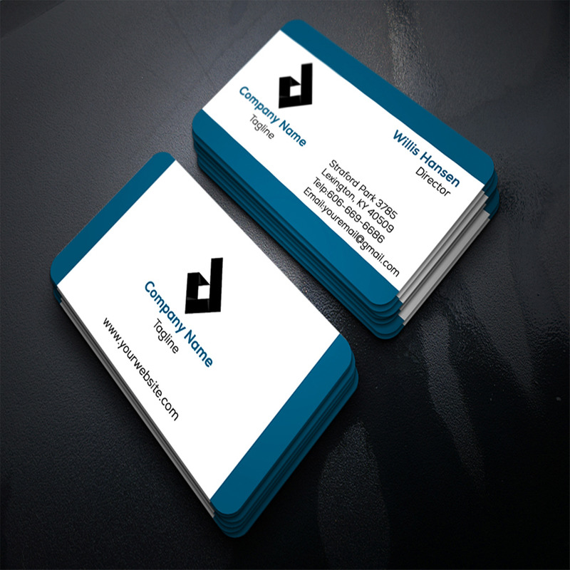 Simple attractive Business Card 363323 TemplateMonster