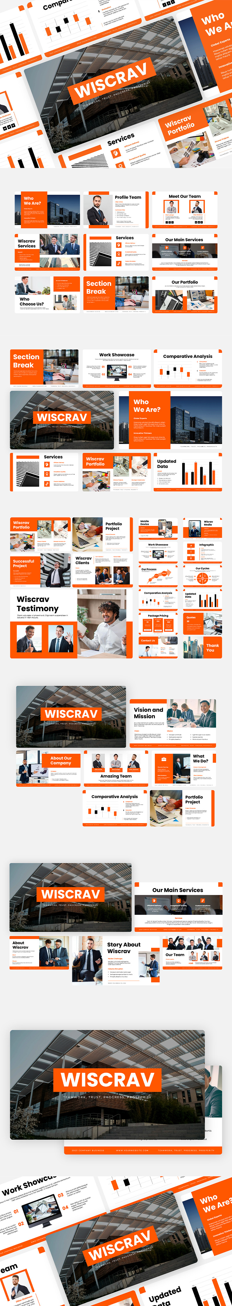 Wiscrav– Designmall för affärspresentationer - Features Image 1