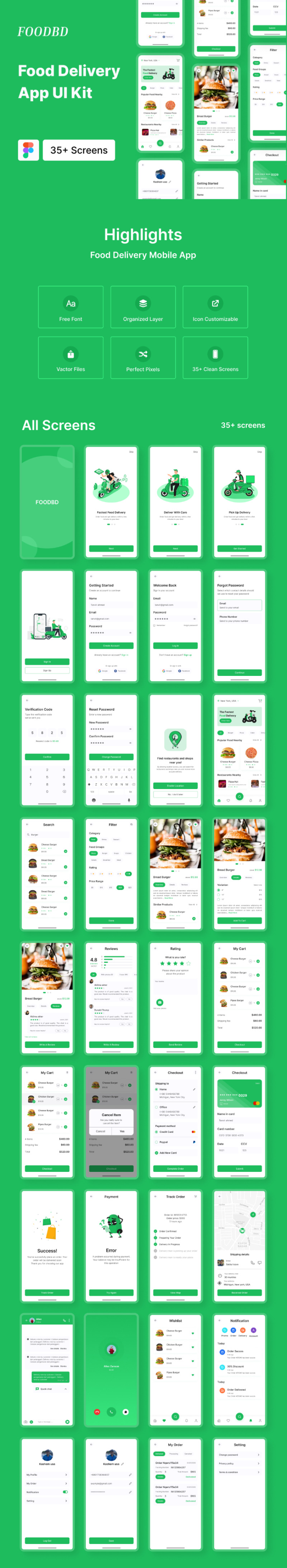 FOODBD - aplikace pro rozvoz jídla - Features Image 1