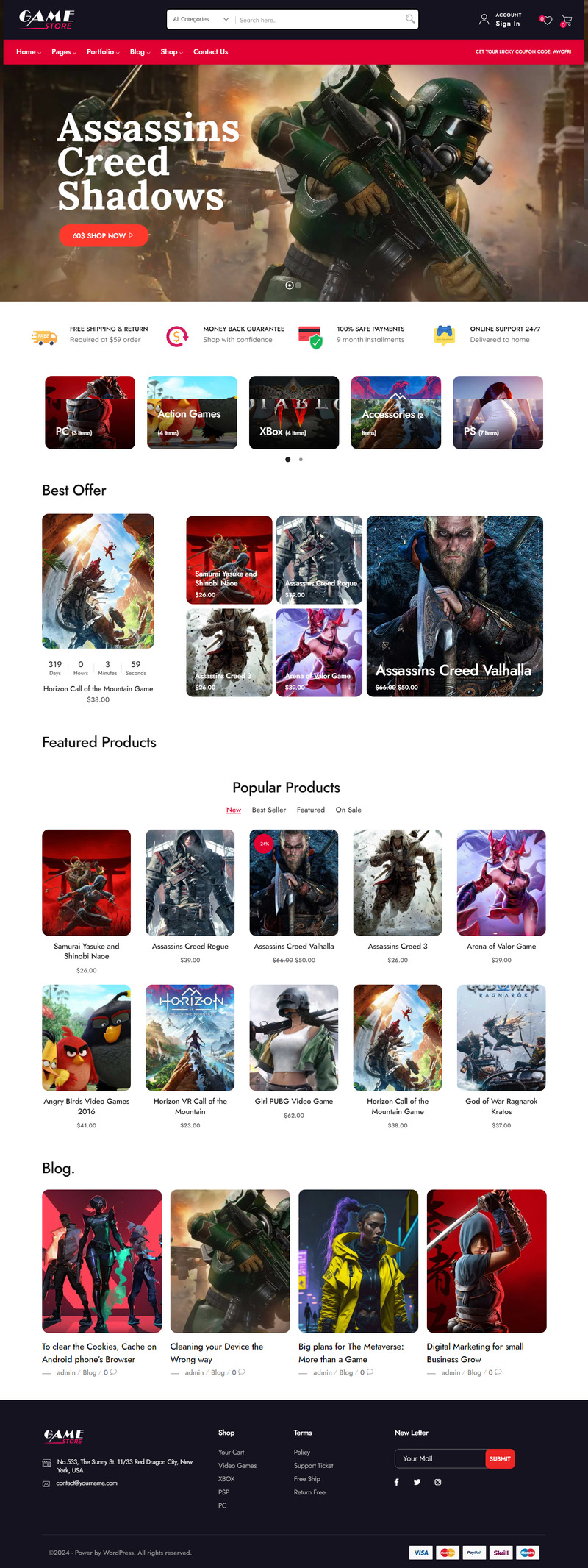 Gamestore - Game Store Woocommerce Shop Elementor WordPress Theme - Features Image 3