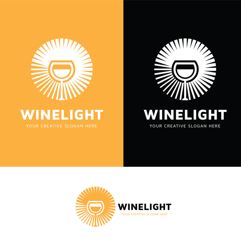 Víno Light Logo Design šablony - Features Image 1
