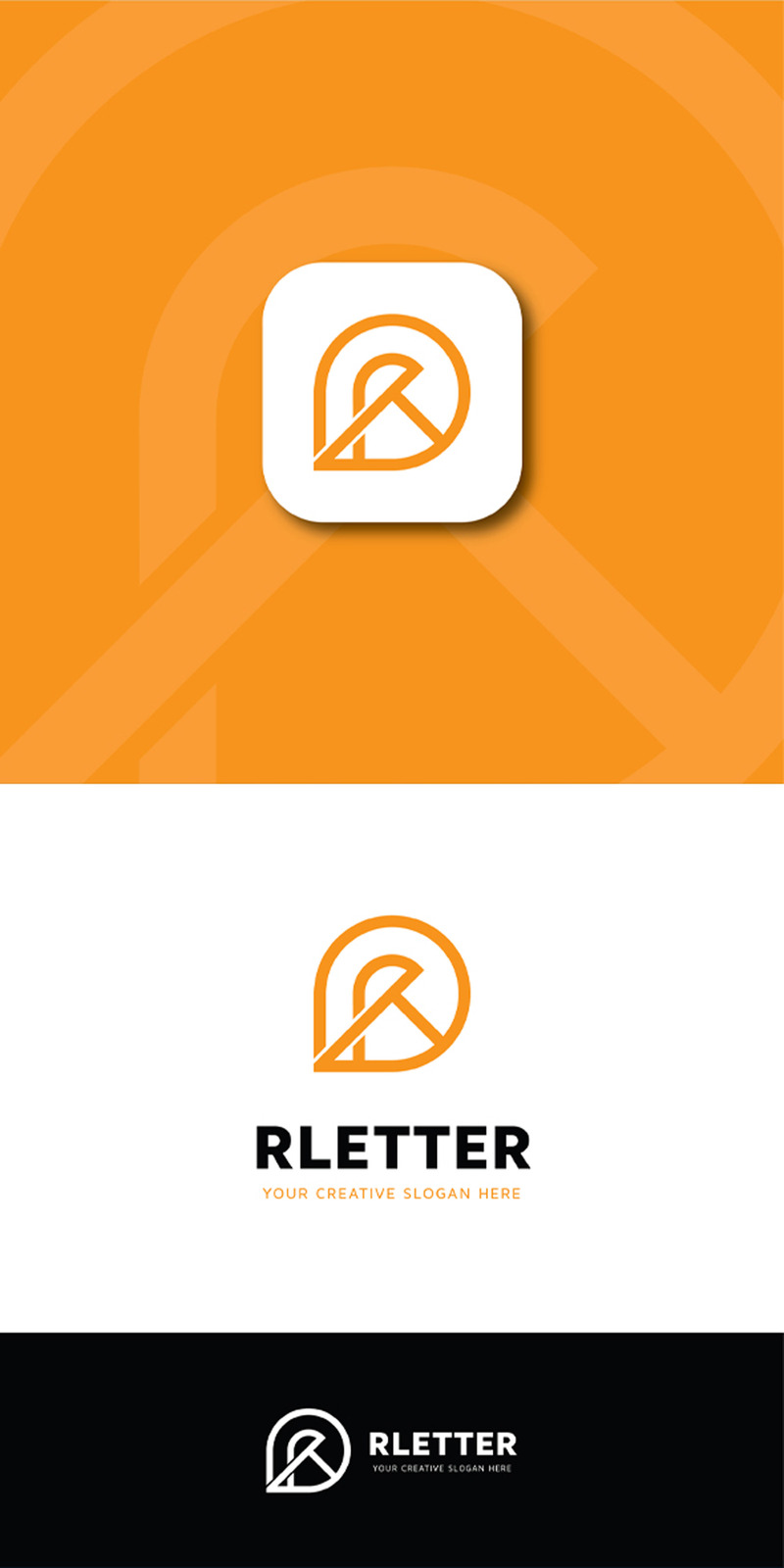 KOSTENLOSE Logo-Designvorlage für den Buchstaben „R“ - Eigenschaften Bild 1