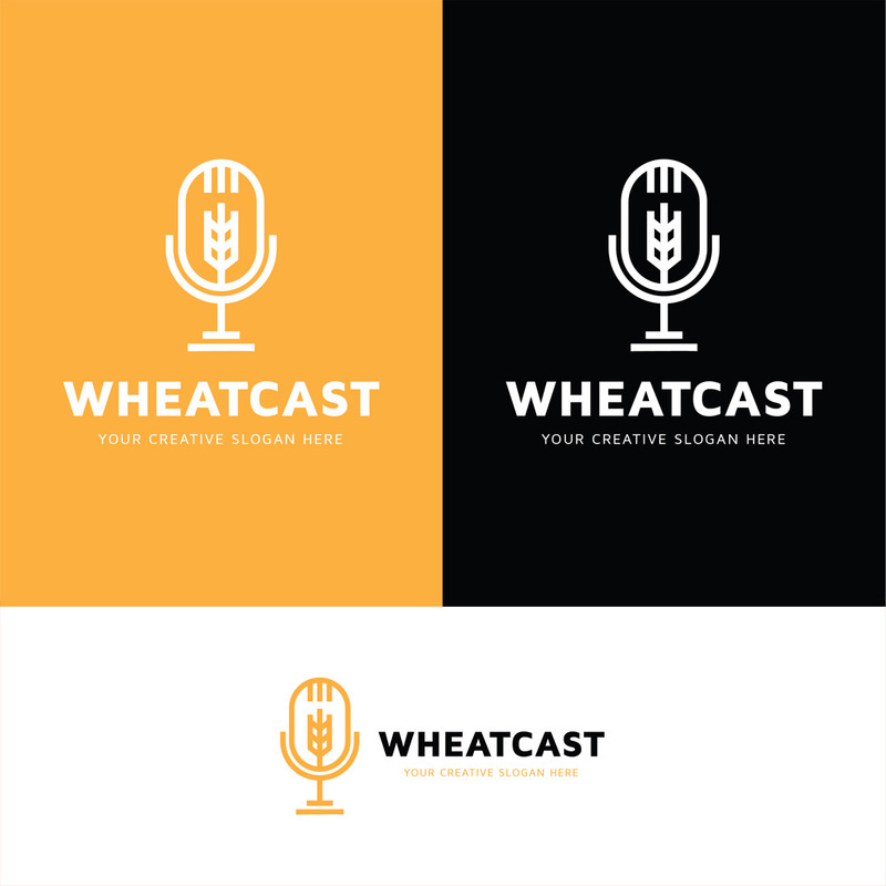 Шаблон оформлення логотипу Wheat Podcast - Features Image 3