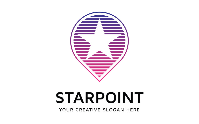 Modelo de design de logotipo Star Point - Features Image 1