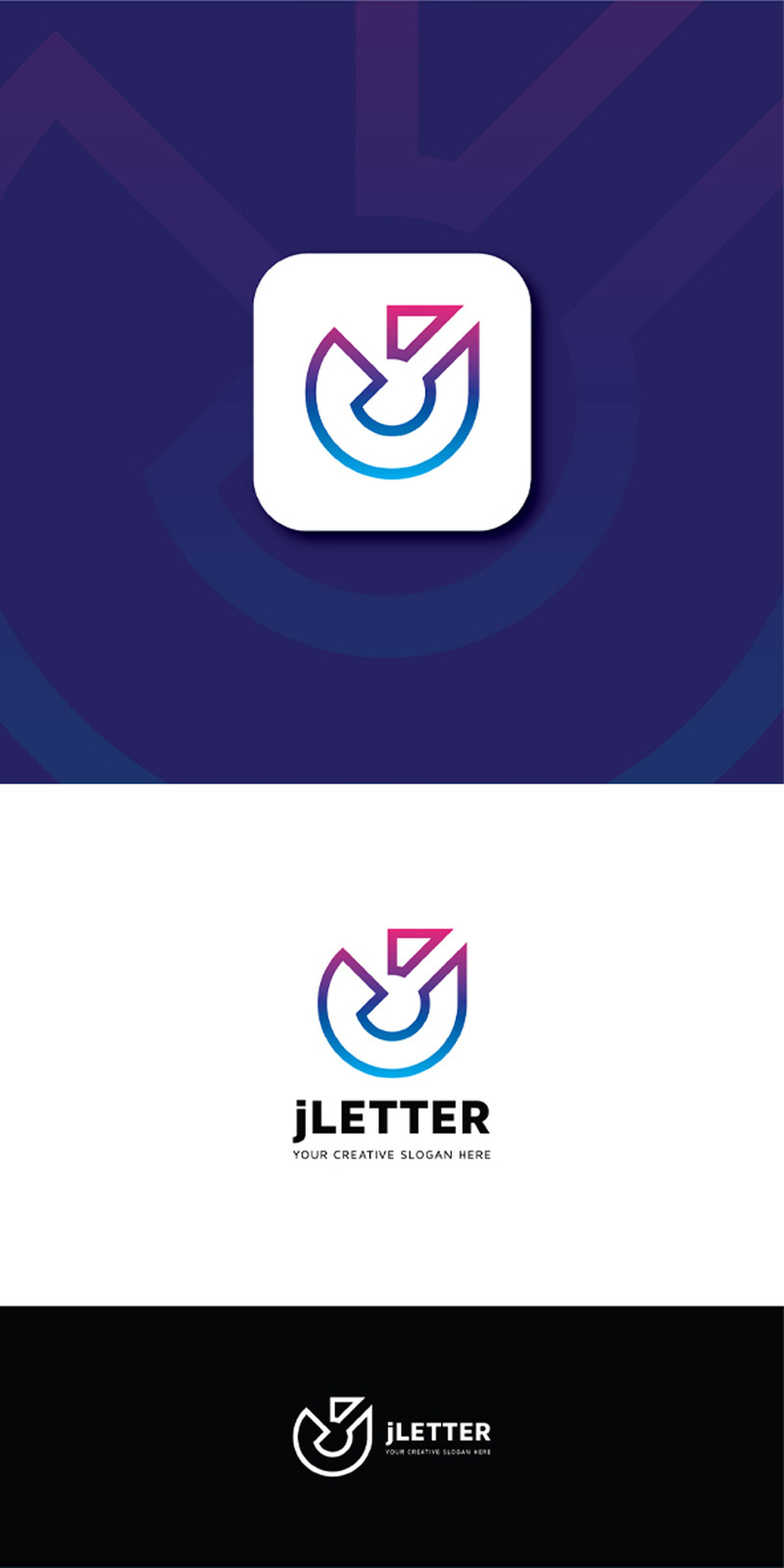 Шаблон дизайна логотипа буквы J БЕСПЛАТНО - Features Image 2