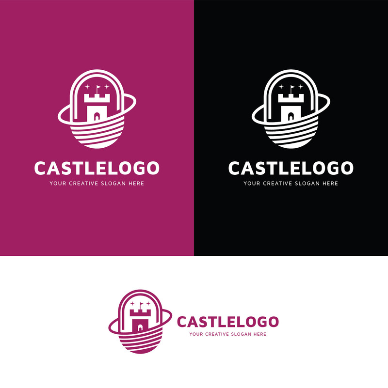 Modèle de conception de logo de château créatif - Caractéristiques de l’image 1