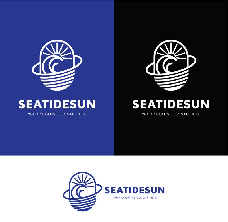 Sea Tide Sunset Logotypdesignmall - Features Image 2