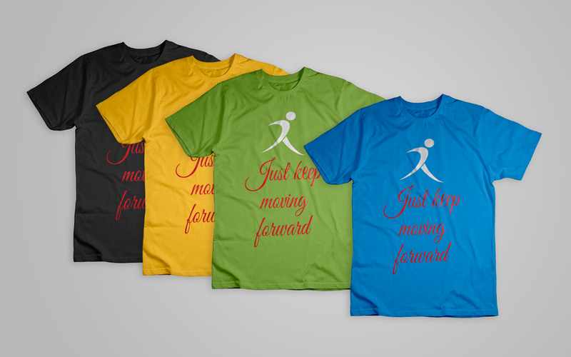 Men Graphic Print, Typography T-Shirt Design Template - Features Image 1