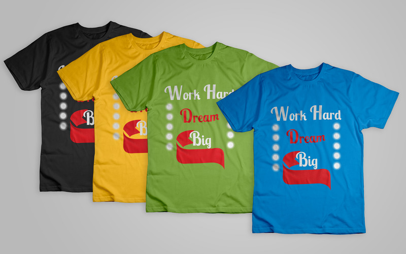 Text t-shirt design template - Features Image 1