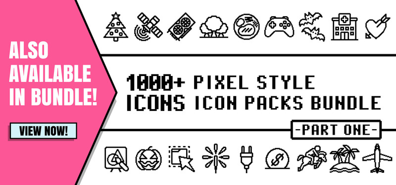 Pixlizo — Многоцелевой набор иконок «Счастливого Рождества» в пиксельном стиле - Features Image 1