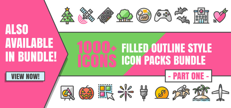 Outliz — Многоцелевой набор иконок ко Дню святого Валентина в стиле заполненных контуров - Features Image 1