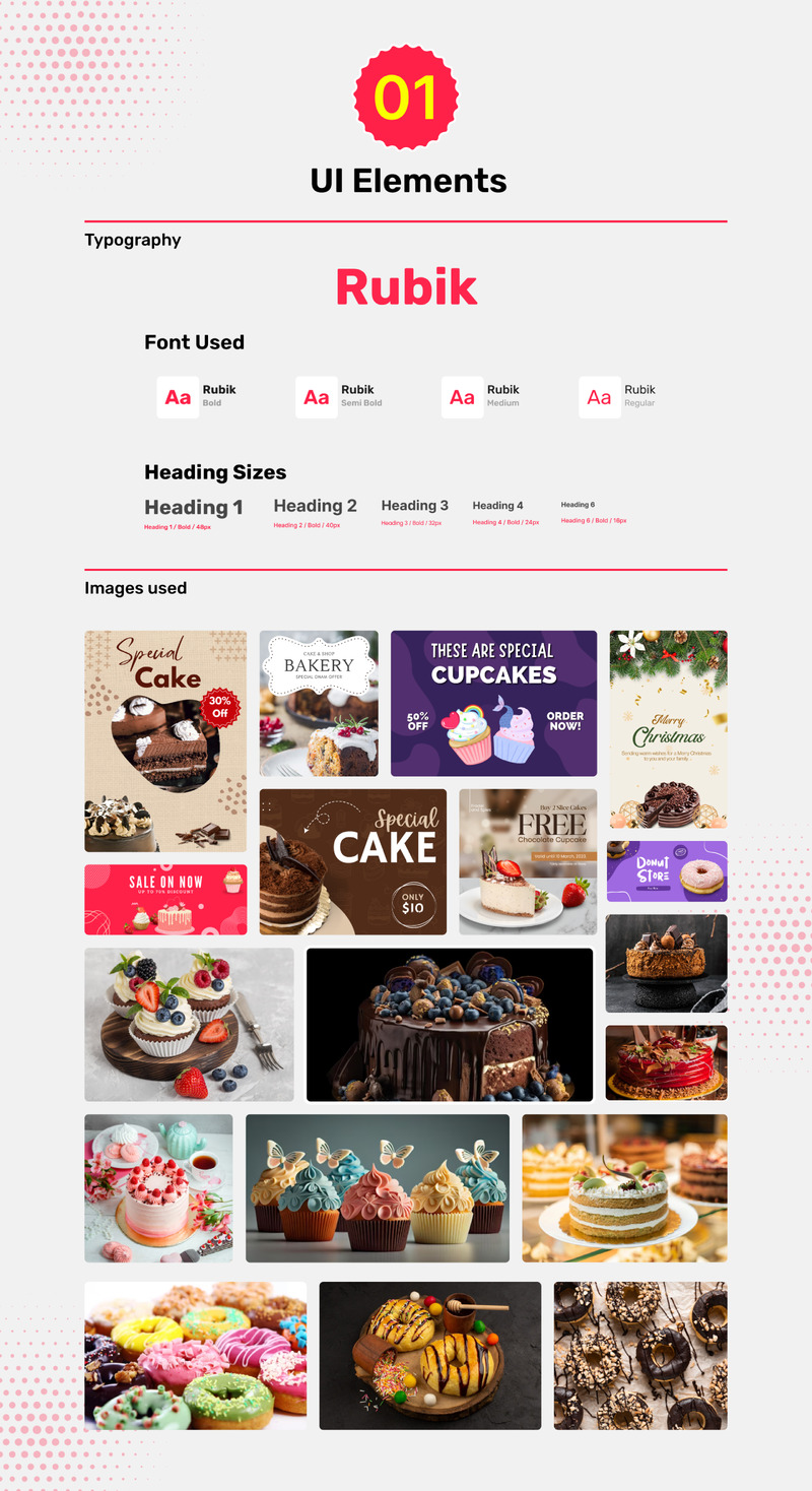 Cake Beez: Sweeten Your Brand with this Figma Bakery Template - Features Image 2