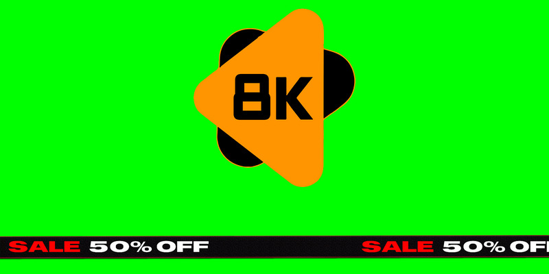 Sconto 50% (ticker, chromakey, 8k) - Caratteristiche Immagine 1