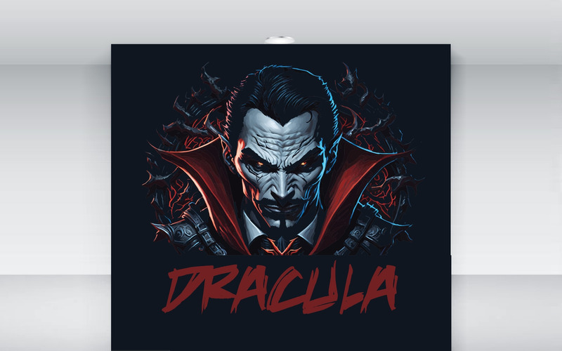 Dracula Gaming Logo High Quality Unique - Features Image 1