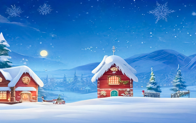 Collection Of 3 Christmas Background Illustration High Quality - Features Image 3