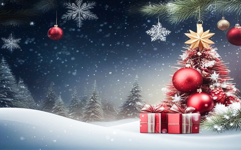 Collection Of 3 Christmas Background Template High Quality - Features Image 2