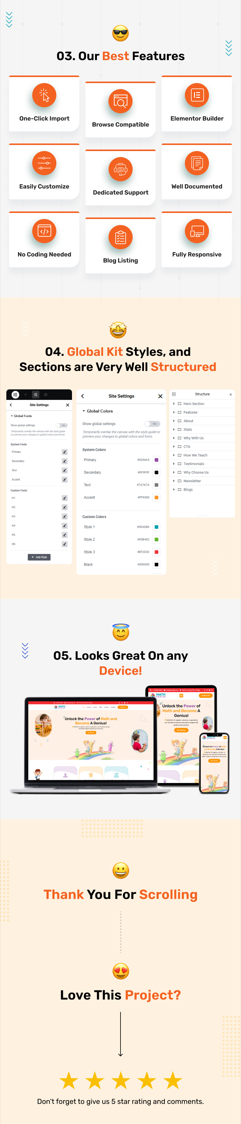 Math Genius - Набор шаблонов Elementor для обучения математике - Features Image 2