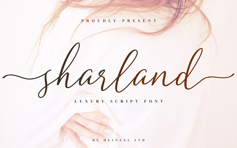 Sharland Luxury Script Font - Features Image 1