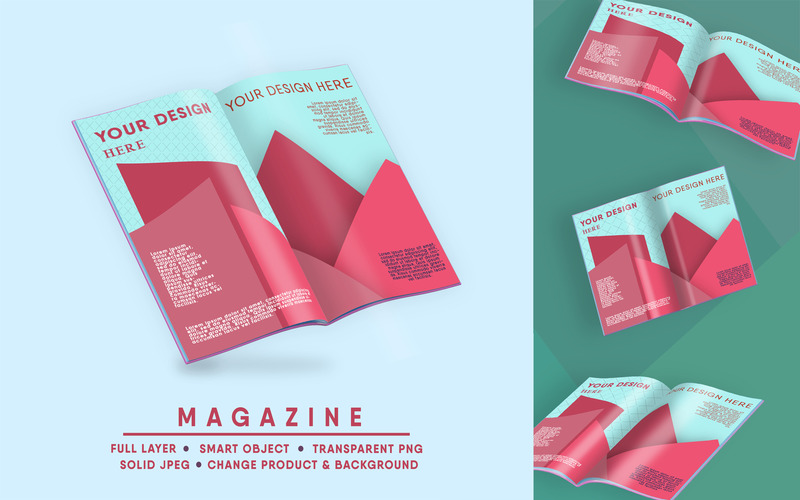Magazine Mockup I Easy Editable - Features Image 1