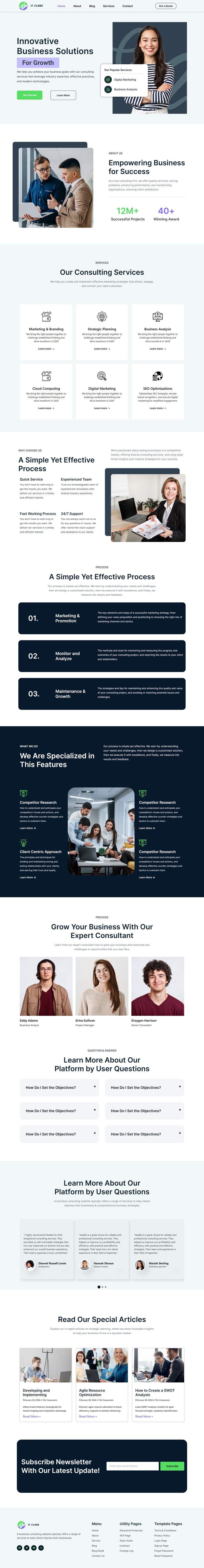 It Clube - Business Agency WordPress Theme - Features Image 1