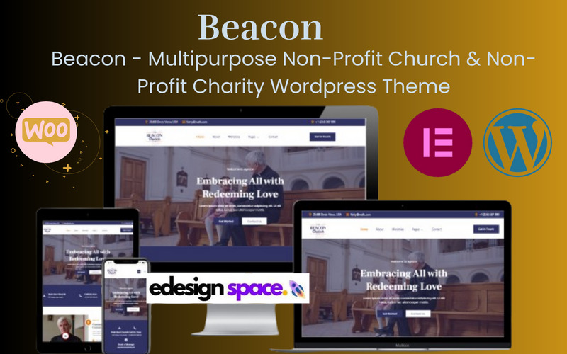 Beacon - Tema Wordpress para igreja multifuncional sem fins lucrativos e instituição de caridade sem fins lucrativos - Features Image 1