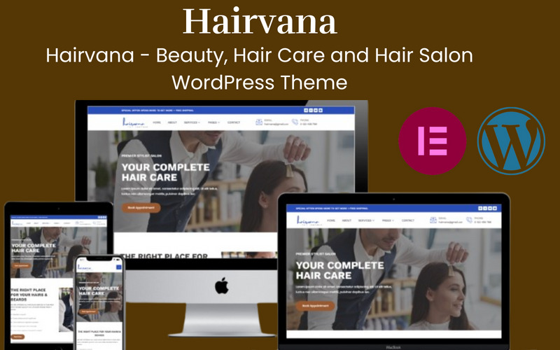 Hairvana - Güzellik, Saç Bakımı ve Kuaför WordPress Teması - Features Image 1