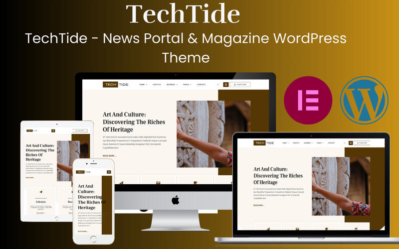 TechTide - Ücretsiz Haber Portalı ve Dergi WordPress Teması - Features Image 1