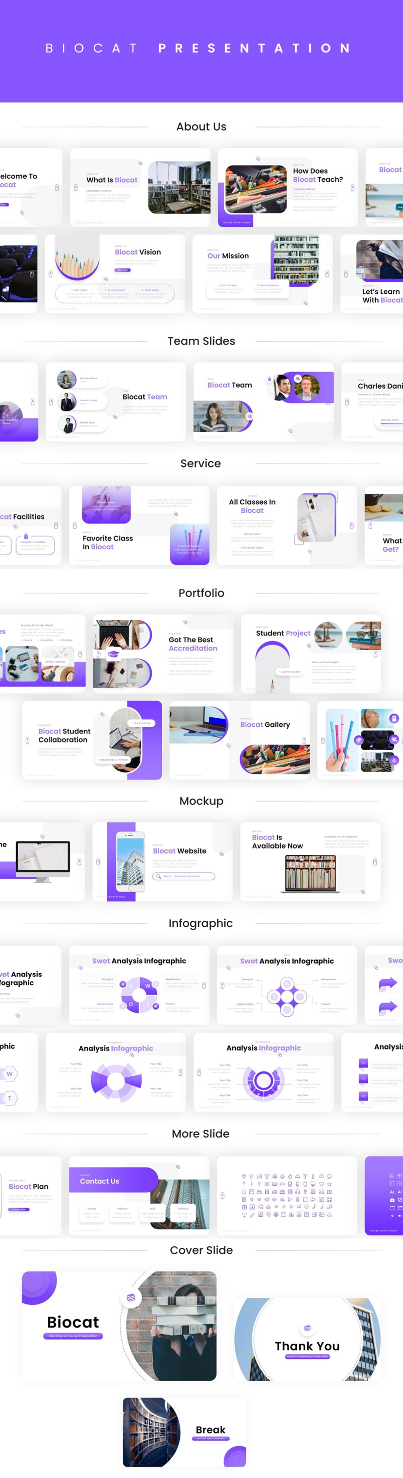 Biocat — Шаблон Keynote для образования - Features Image 1
