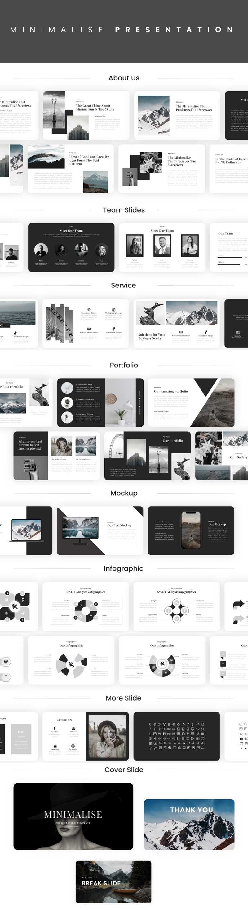 Minimizza: modello keynote minimo - Caratteristiche Immagine 1