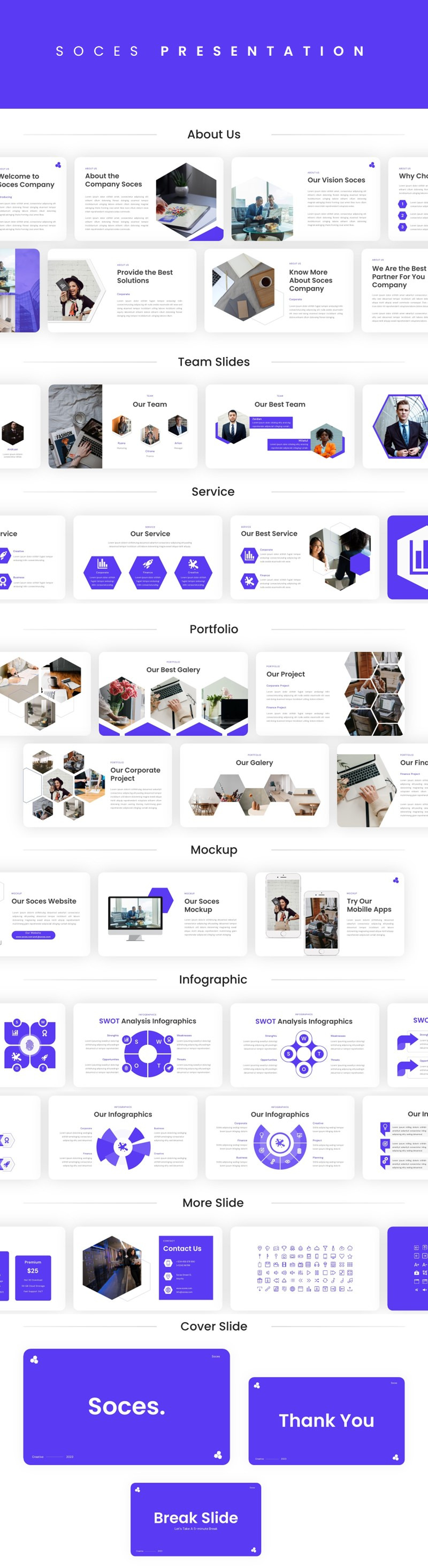 Soces - Modello di presentazioni Google aziendali - Caratteristiche Immagine 1