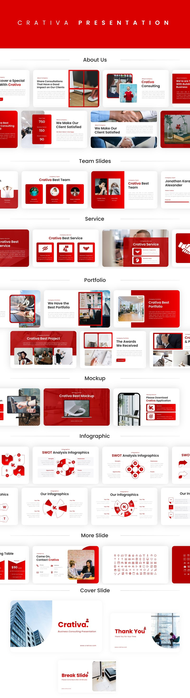 Ctiva - Modello PowerPoint per consulenza aziendale - Caratteristiche Immagine 1