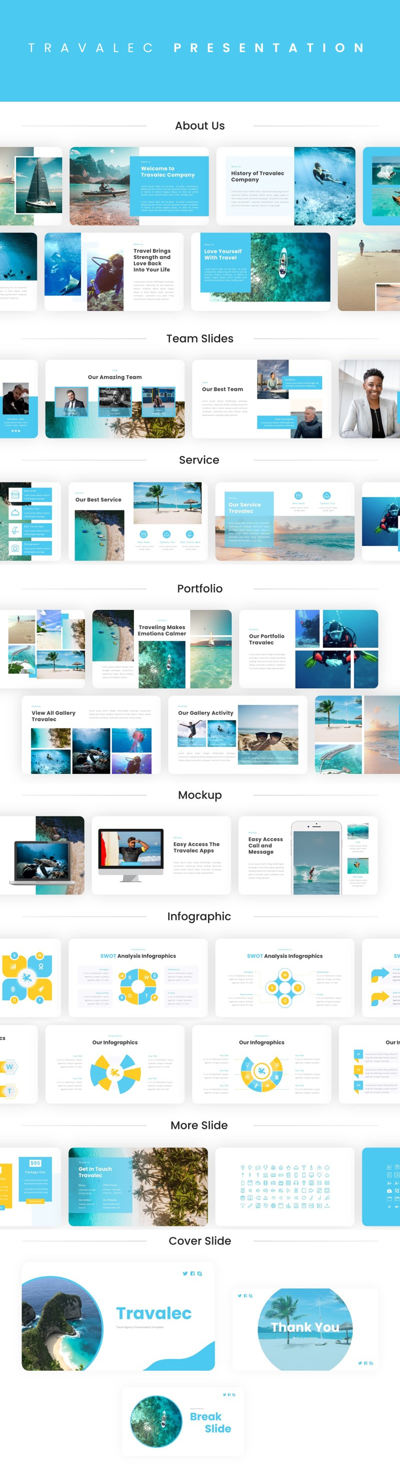 Travalec – Seyahat Acentası Google Slaytlar Şablonu - Features Image 1