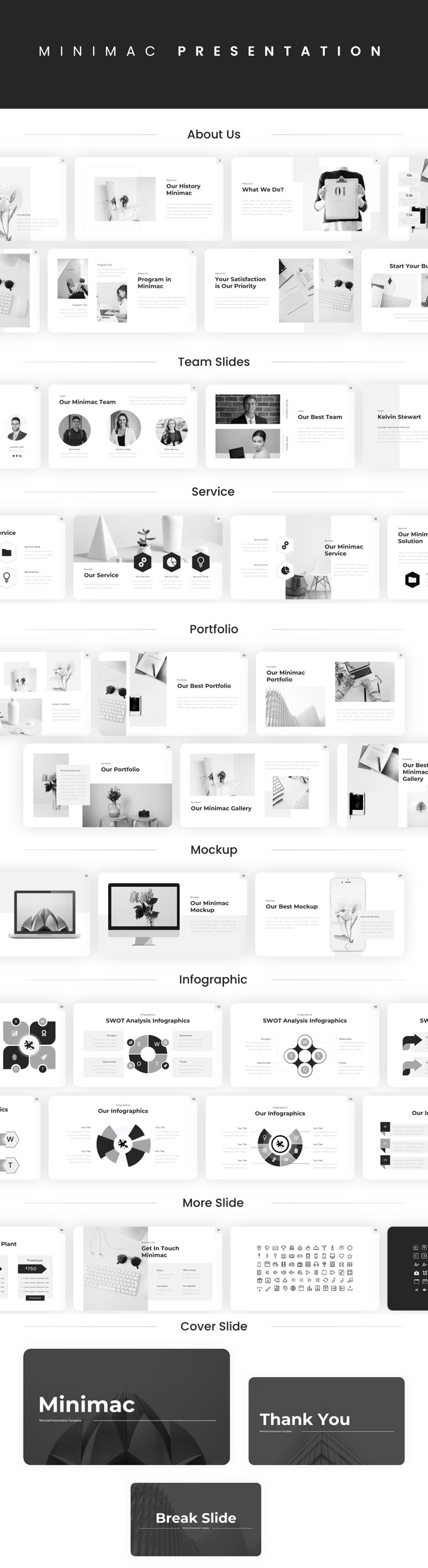 Minimac: modello minimo di diapositive di Google - Caratteristiche Immagine 1
