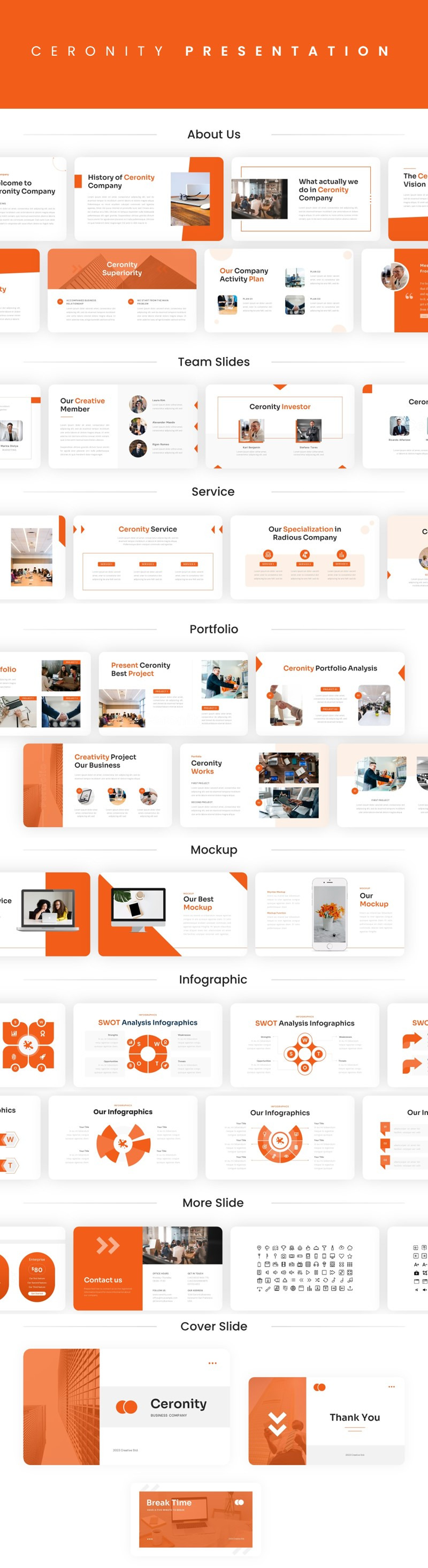 Ceronity - Modello di keynote aziendale - Caratteristiche Immagine 1