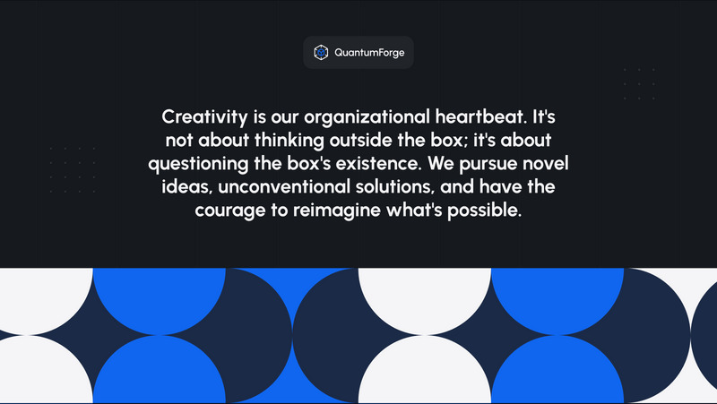 Шаблон бізнес-презентації — Quantum Forge - Features Image 4