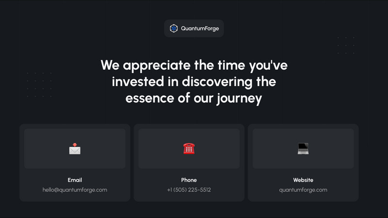 Шаблон бізнес-презентації — Quantum Forge - Features Image 14