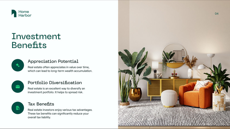 Real Estate Presentation Template — Home Harbor - Features Image 4