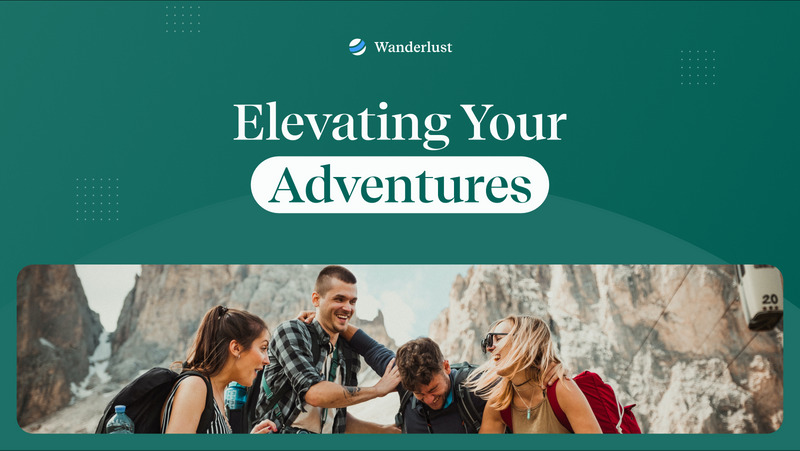 Sjabloon voor zakelijke presentaties — Wanderlust - Features Image 1