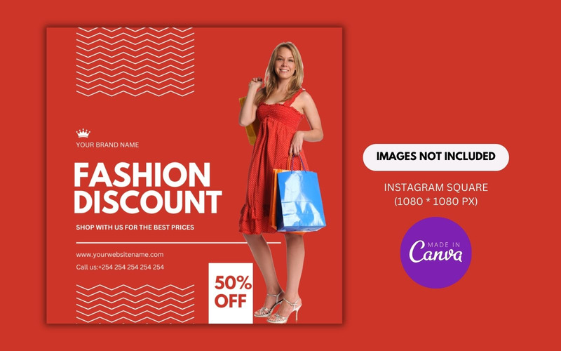 Fashion Discount Sale Design Template - Features Image 1