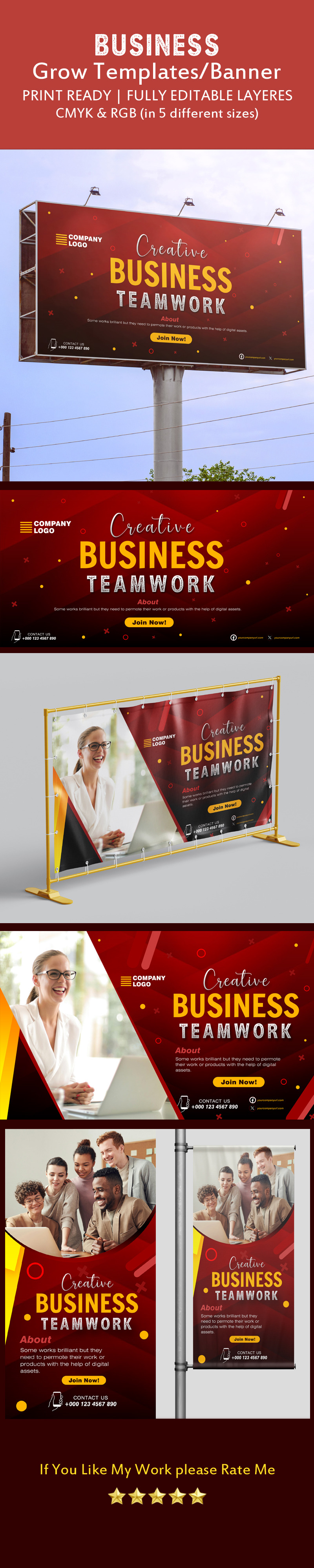 Corporate Business Template Red and Black - Features Image 1
