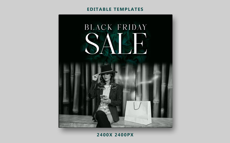 KOSTENLOSE Vorlage für den Black Friday-Verkauf - Eigenschaften Bild 3