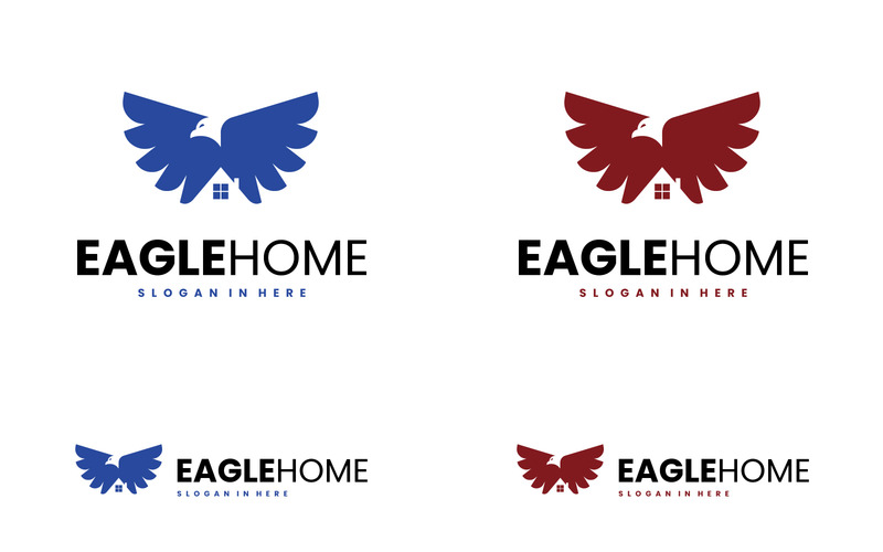 Simple Eagle Home Logo Templete - Features Image 2