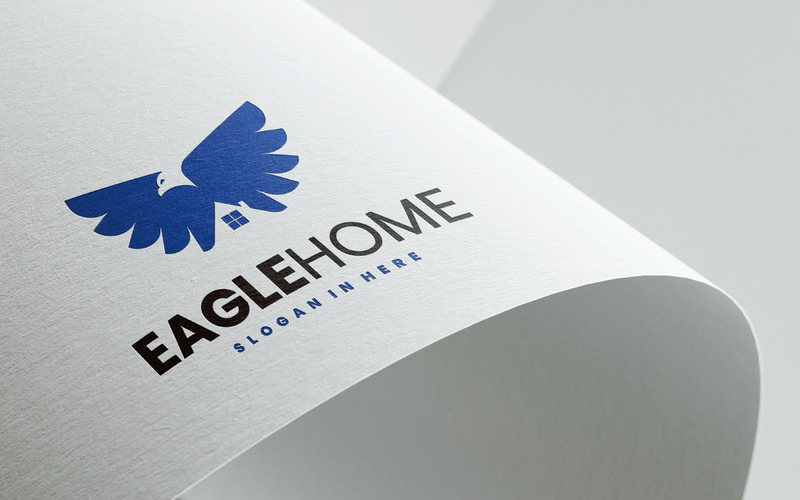 Simple Eagle Home Logo Templete - Features Image 3