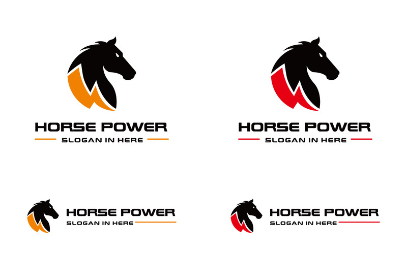 Simple Horse Power Logo Template - Features Image 3