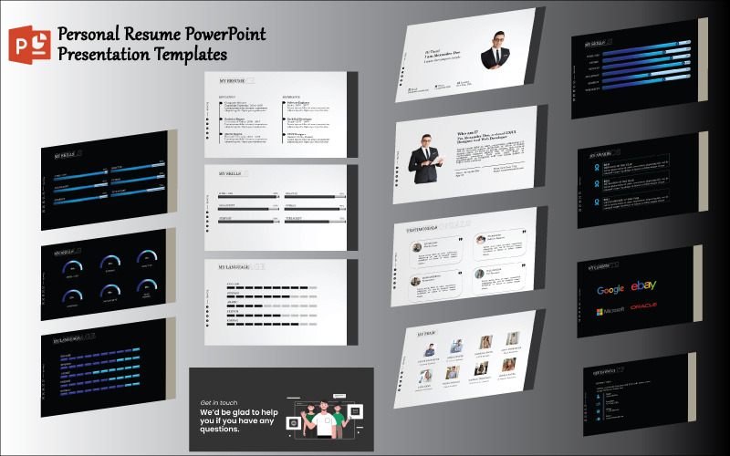 Resume- PowerPoint Presentation Templates - Features Image 1