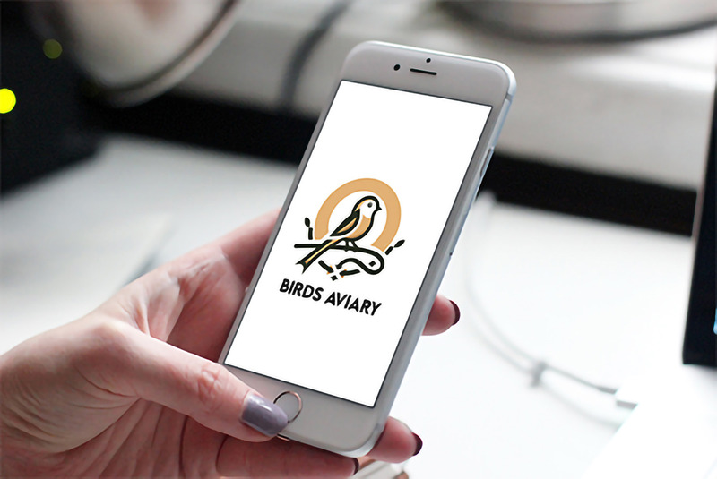 Plantilla de logotipo de aviario de aves - Características Imagen 1