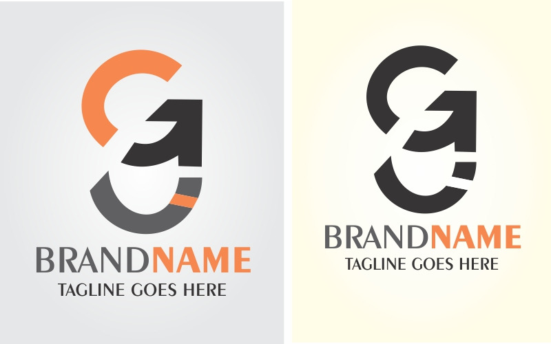 Letters GG Simple Monogram Logo - Features Image 1